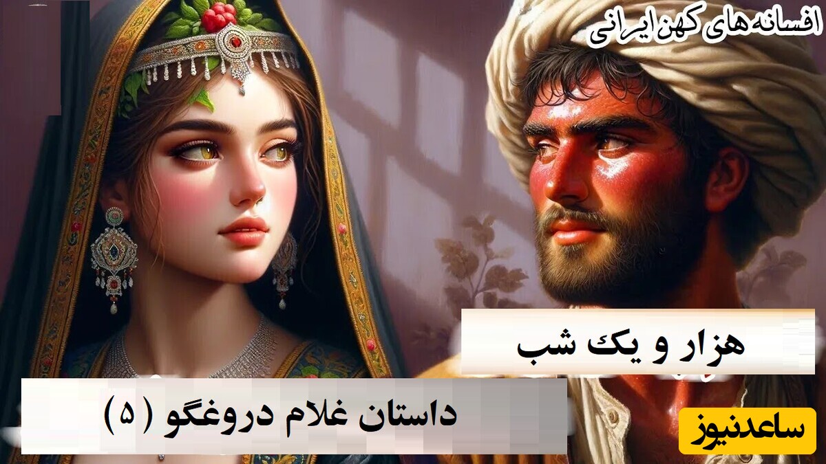 داستان های هزار و یک شب / شب بیست و دوم : غلام دروغگو ( قسمت پنجم)