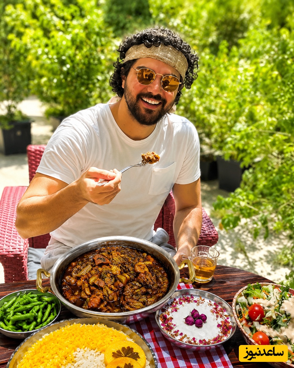 خورشت کرفس؛ غذایی که سینا مهراد برایش تمرین تئاتر را هم رها می‌کند!