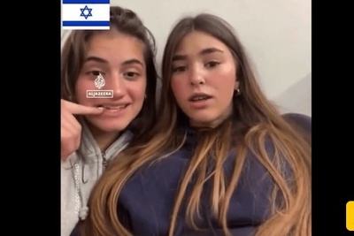 ببینید| تحقیر شدید یک سلطنت طلب توسط این دو دختر اسرائیلی؛ آبرویی برای چاهزاده نماند+ ویدیو