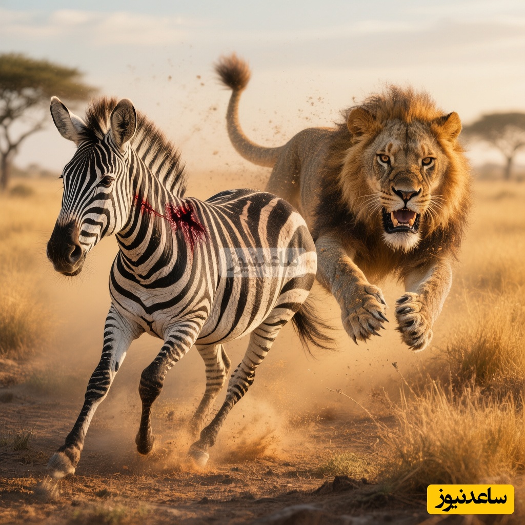 (ویدئو) نبرد نفس‌گیر حیوانات/ «راز بقا» در ماسایی مارا؛ رودررویی باورنکردنی و شجاعانه گورخر با سلطان بلامنازع جنگل، شیر!