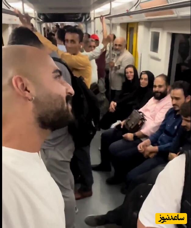 (فیلم) غوغای خوانندگی پسر خوش صدا در مترو گرد و خاک به پا کرد / بهتر از این نمیتونس بترکونه...