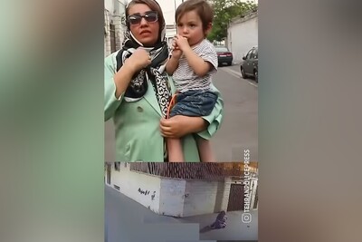 خفتگیر محله جنوب تهران که با حمله وحشیانه به مادر و کودک طلاها را به سرقت برده بود دستگیر شد/+ لحظه کتک خوردن سارق از شوهر بانوی مالباخته