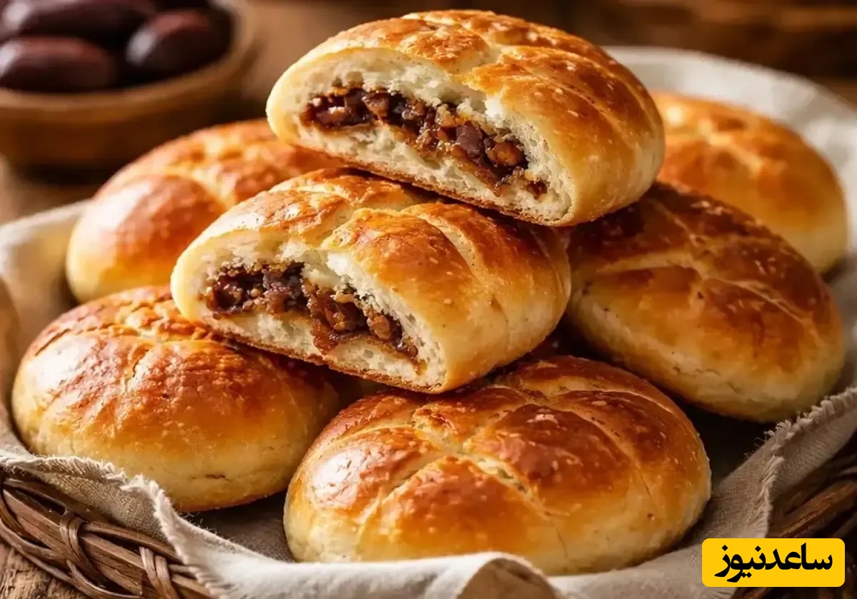 طرز تهیه نان خرمایی نرم و پف‌دار