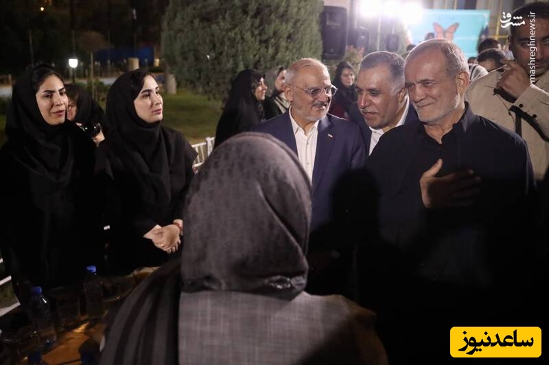 مشاوره سرپایی پزشکیان به یک خبرنگار به عنوان متخصص قلب و عروق: رژیم بگیر!+ویدیو