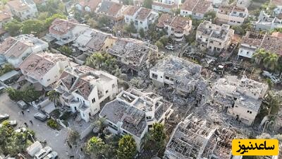 تصاویر آسوشیتدپرس از میزان تخریب مناطق مختلف سرزمین‌های اشغالی پس از حمله ایران +ویدیو/ شهر ارواح به روایت دوربین!