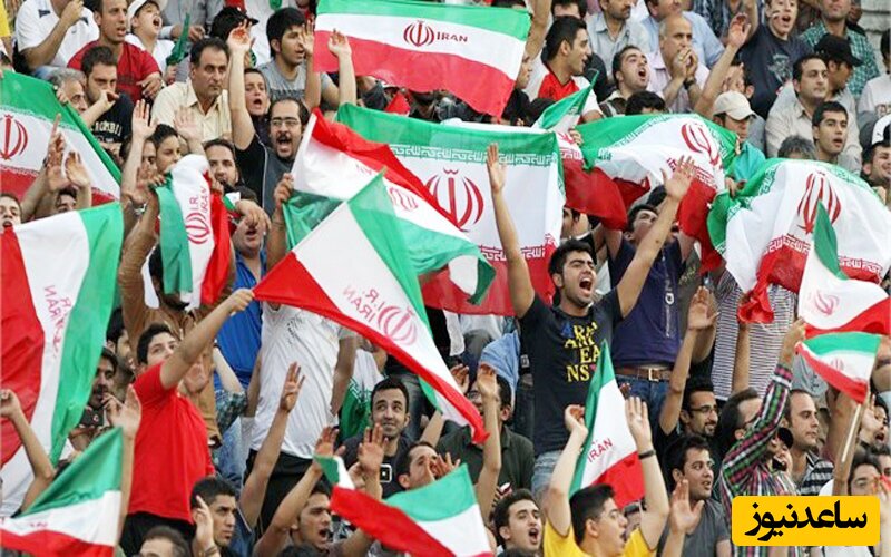 حرکت تحسین برانگیز تماشاگران ایرانی در استادیوم قطر بعد تمام شدن بازی/ سرافرازمون کردین+ویدیو