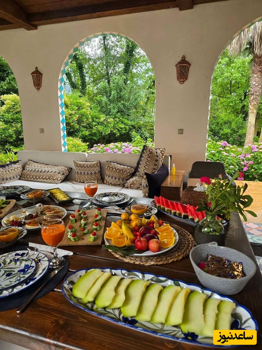 چیدمان میز عصرانه