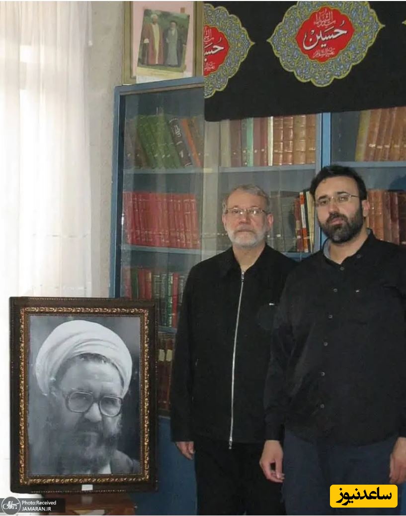  شهید لاریجانی و پسر شهیدش مرتضی