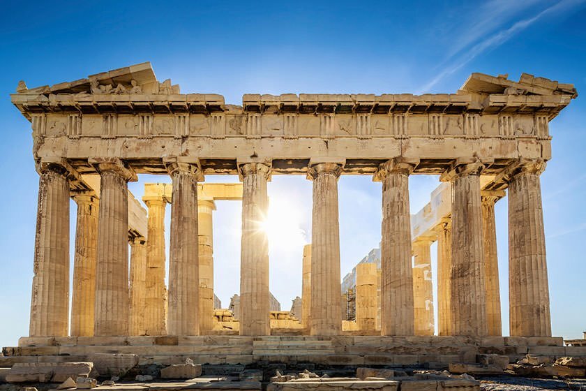 معبد پارتنون در یونان و جاذبه های آن!