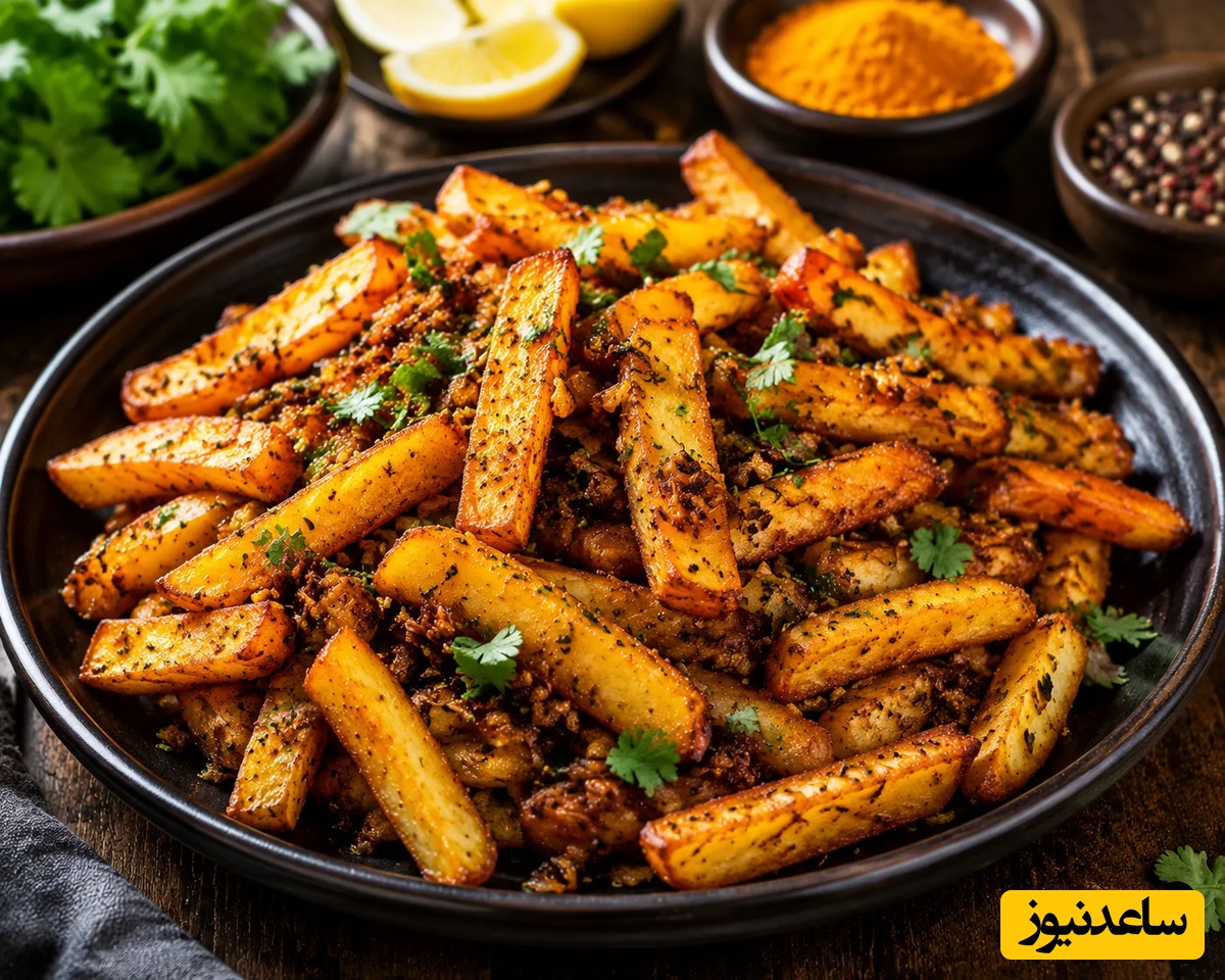 فقط یک بار این سیب‌زمینی سرخ‌کرده هندی را امتحان کنید؛ نگاهتان به طعم سیب‌زمینی عوض می‌شود