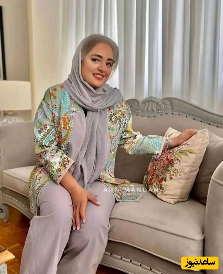 تصاویر لو رفته از منزل شخصی نرگس محمدی و علی اوجی!/ترکیب گل های طبیعی با وسایل چوبی آنتیک و لوسترهای خاص، میشه یک ترکیب فوق لوکس👌