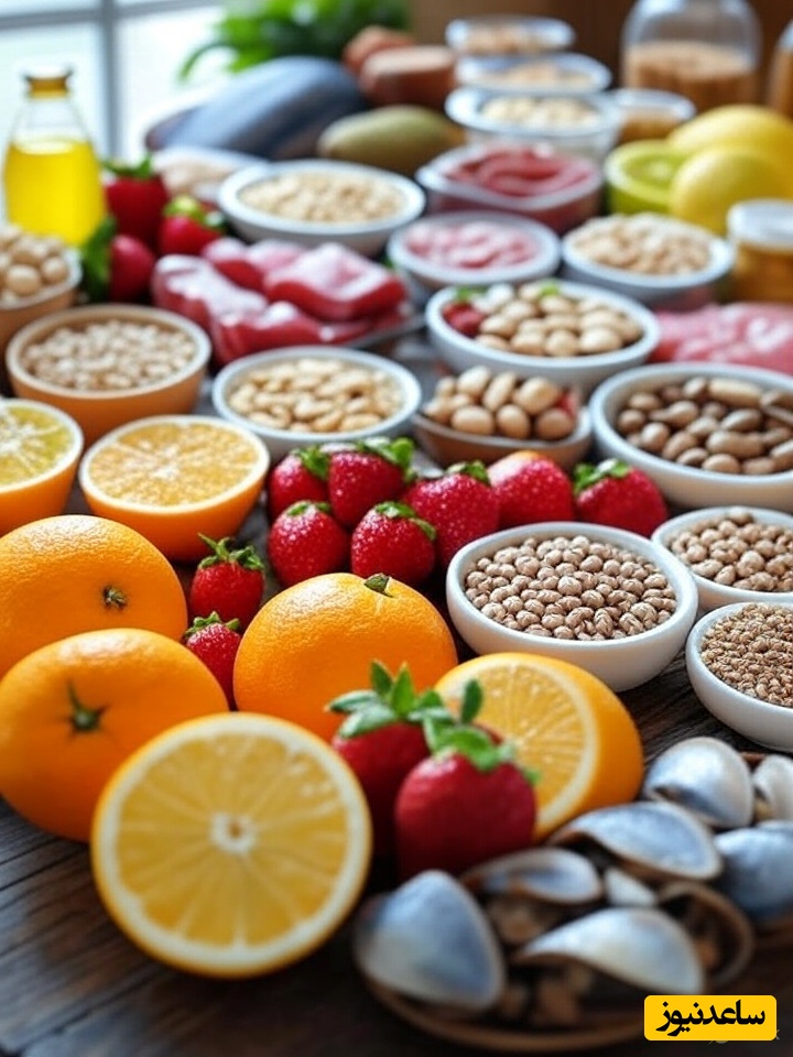  تغذیه سرشار از آنتی‌اکسیدان و مواد معدنی