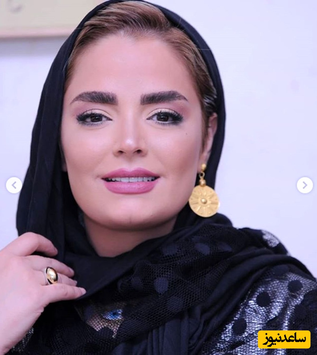 استایل مشکی و محجبه دیده نشده از سپیده خداوردی که سوژه کاربران شد!