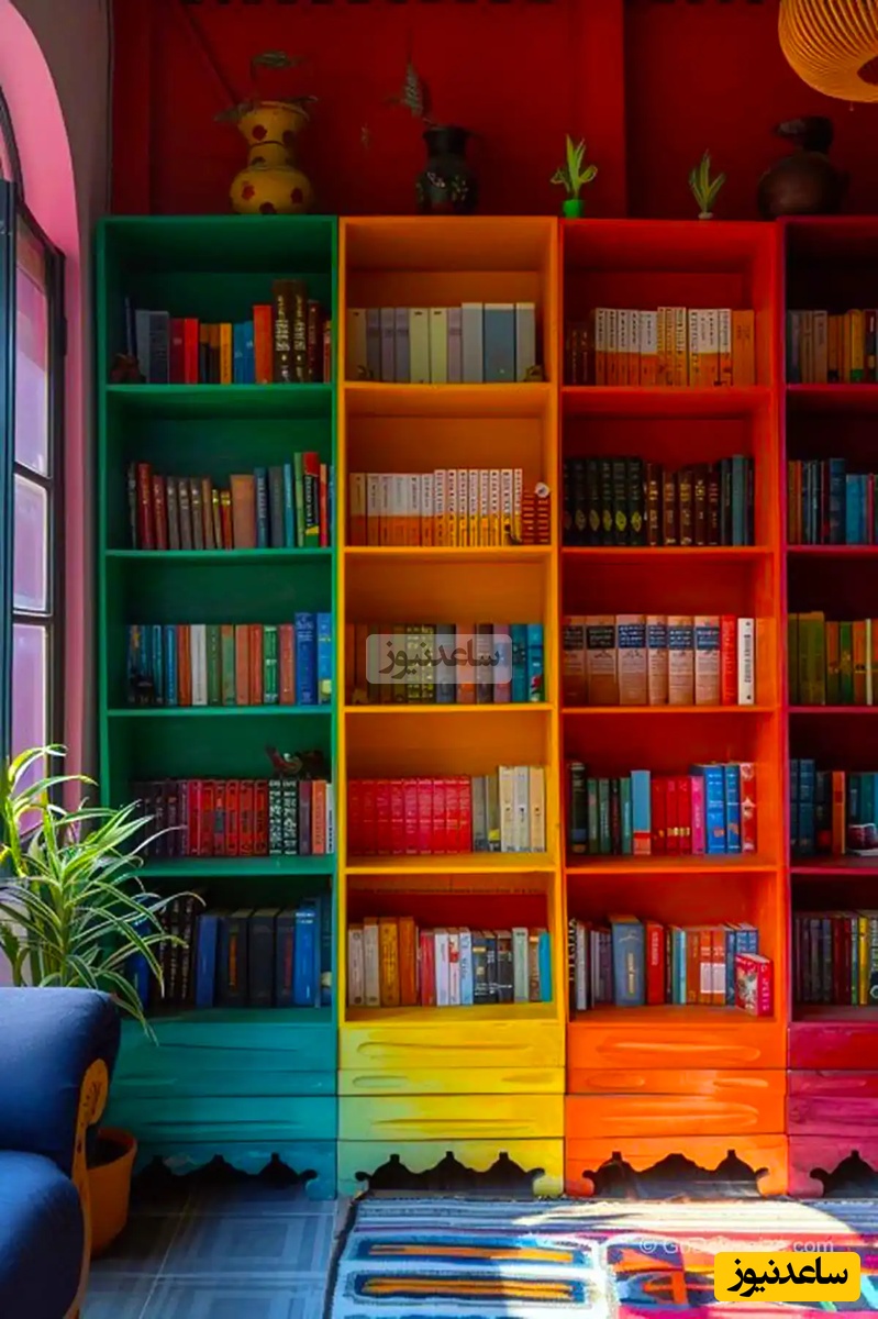 کتاب‌خونه یا رؤیا؟!/ تصاویری از کتابخانه‌های پینترستی که هر عاشق کتابی رو وسوسه می‌کنن بشینه تا صبح بخونه!
