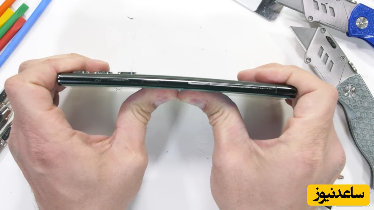 تست مقاومت گلکسی S22 اولترا +فیلم