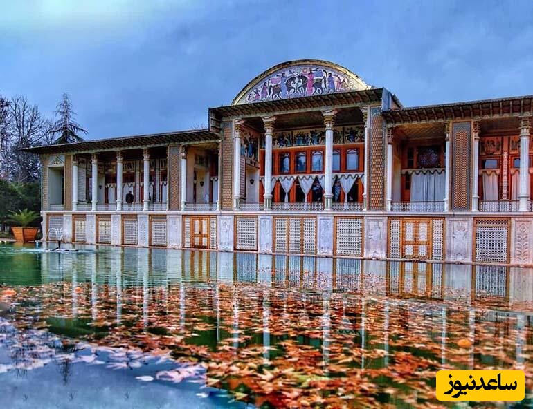 تصویر عمارت باغ عفیف آباد شیراز