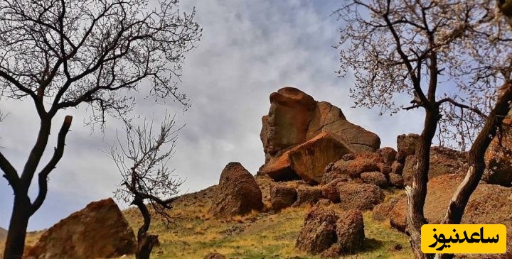 معرفی پیکره سنگی «بابا داوود» عنبران واقع در اردبیل+ عکس