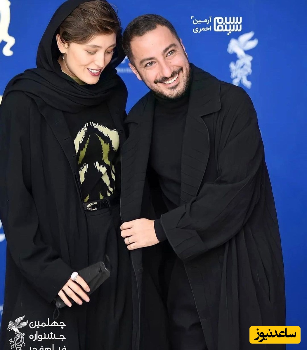 زیر باران ماندن فرشته حسینی برای دیدار یار/درد عشق کشیدم که مپرس! خوش به حال نوید...