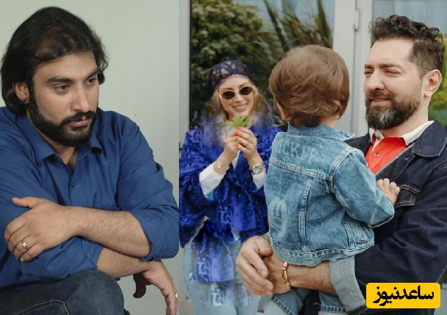 غوغای خوانندگی پسر ناصر عبداللهی در رستوران پردبدبه و کبکبه  بهرام رادان و همسرش مینا مختاری/صداش چقدر شبیه مرحوم پدرشه