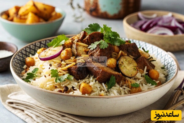 طرز تهیه پلو مجلسی که عطرش کل خونه رو می‌گیره! یه طعم شرقی که عاشقش می‌شی+ ویدیو