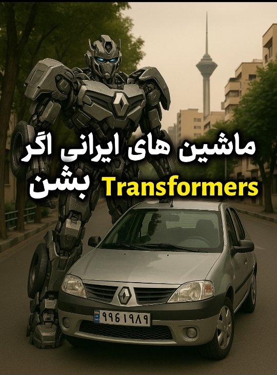اگر ماشین های ایرانی ربات‌های تبدیل شوندگان بودن چه شکلی میشدن؟ فقط 405 سم خالصه، ال90 خسته همیشه در صحنه حاضر 🤣