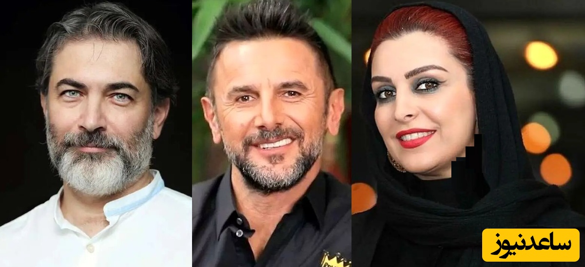 عکس زیبای ماه‌چهره خلیلی با لباس عروس و دسته گل سفید در کنار امین حیایی و پارسا پیروزفر