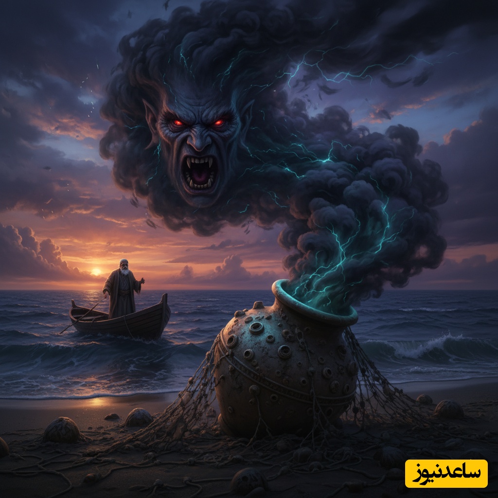 حکایتی جذاب از قصه‌های مشهور هزار و یک شب/ شب سوم: مرد ماهیگیر و دیو