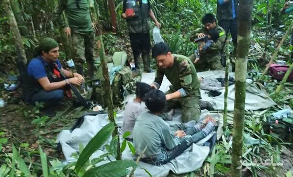زنده پیدا شدن 4 کودک 1 تا 13 ساله پس از 40 روز از سانحه سقوط هواپیما در جنگل های آمازون