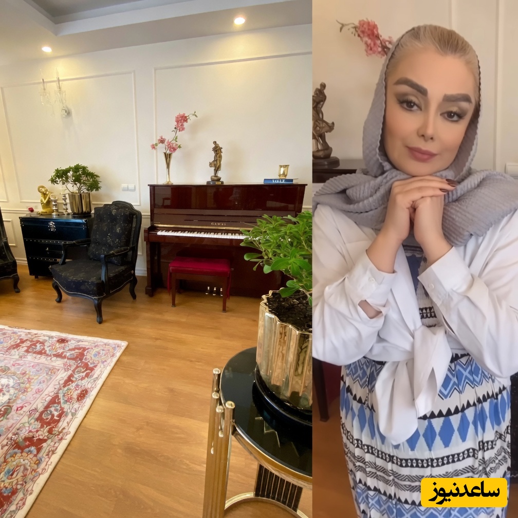 صحنه های تلخ و دلخراش از اشیا قیمتی و وسایل خونه زندگی صبا راد که در موشک باران تهران پودر و خاکشیر شد