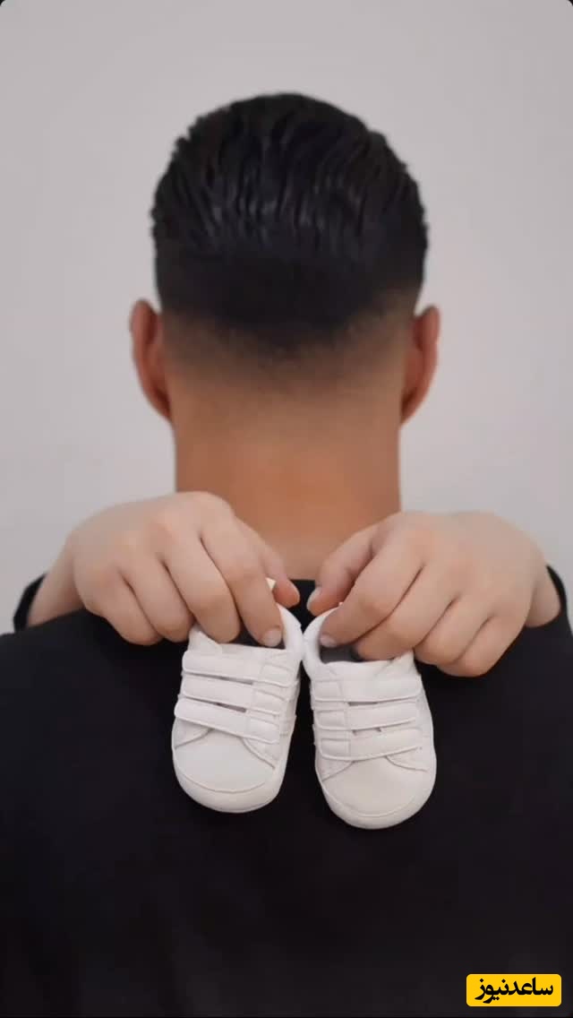 (ویدیو) پیام نیازمند، گلر پنجه طلای پرسپولیس پدر شد/ خوش اومدی پرنسس کوچولو😍