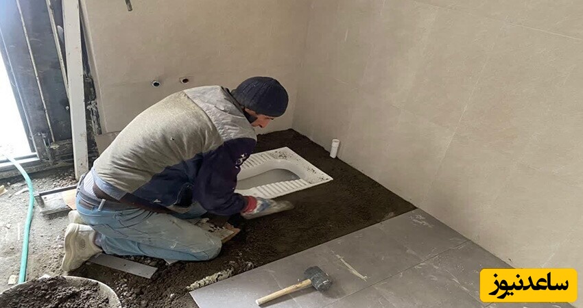 نوآوری فوق خنده‌دار بنّای ایرانی در چیدمان سرویس بهداشتی صاحبخانه حماسه ساز شد؛ کاسه توالت در کنار روشویی+ عکس/ مغز نیست که فسفر خالصه😂