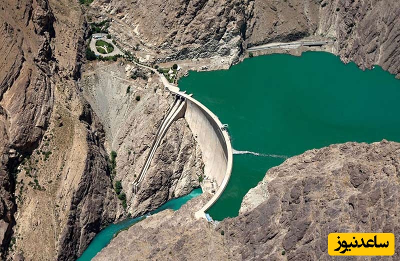 فیلمی آخرالزمانی از سد کرج وایرال شد / آب تمام شد...