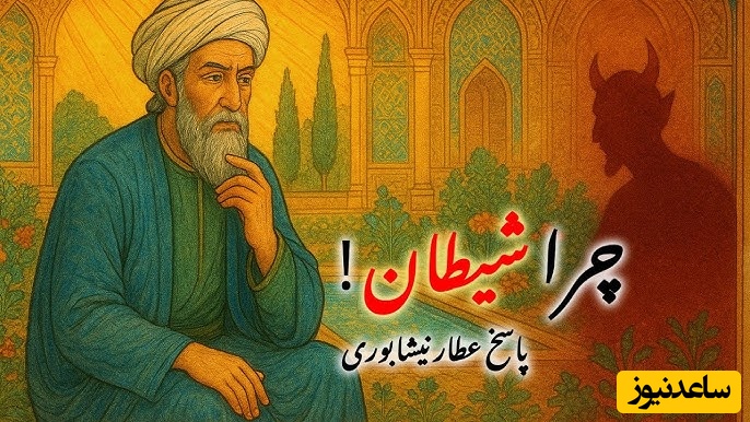 چرا خدا شیطان را آفرید؟ پاسخ شاعرانه و عرفانی عطار نیشابوری/ شیطان قدرتی ندارد جز دعوت!