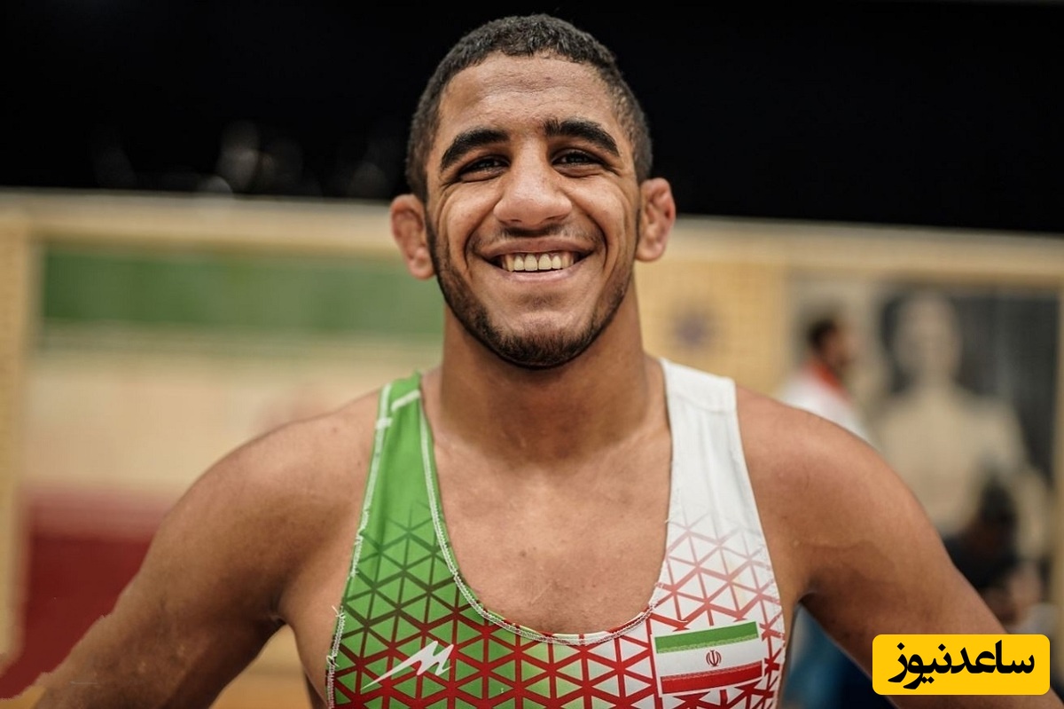 دف نوازی زیبای یک گروه هنرمند مازندرانی برای رحمان عموزاد، قهرمان کشتی جهان در خانه باصفا و دلبازش+فیلم