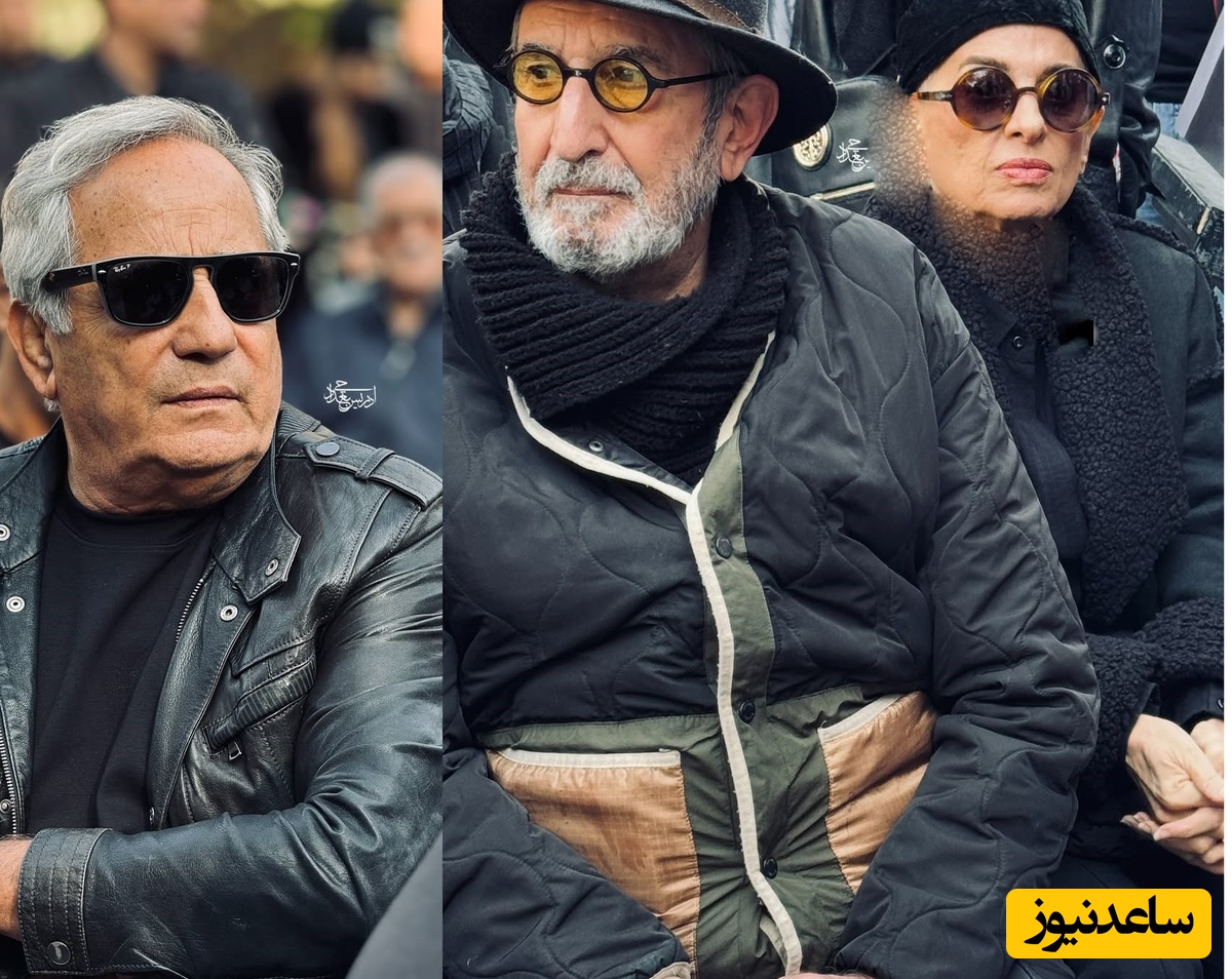 نگاهی به حضور دلگرم کننده و احساسی شهره سلطانی، پرواز همای، شیوا مکینیان، مجید مظفری علی نصیریان، فرهاد آئییش، مائده طهماسبی و آقای ممیزی با تیپ و استایل مشکی در مراسم خاکسپاری هادی مرزبان