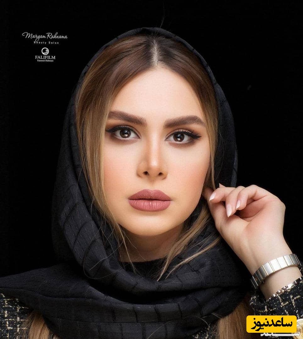 تلاش نجمه جودکی برای نشان دادن پپیرسینگ هایش/استایل شیک و خوشرنگ نجمه جودکی