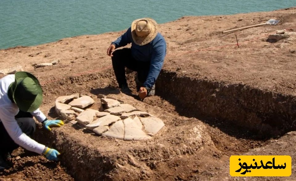 قبرهای باستانی از زیر آب‌های رودخانۀ دجله بیرون آمدند