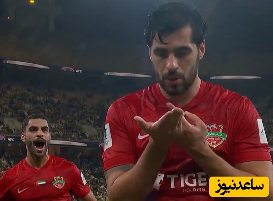 حرکت زیبای سعید عزت اللهی از پشت نقطه پنالتی برای تیمش