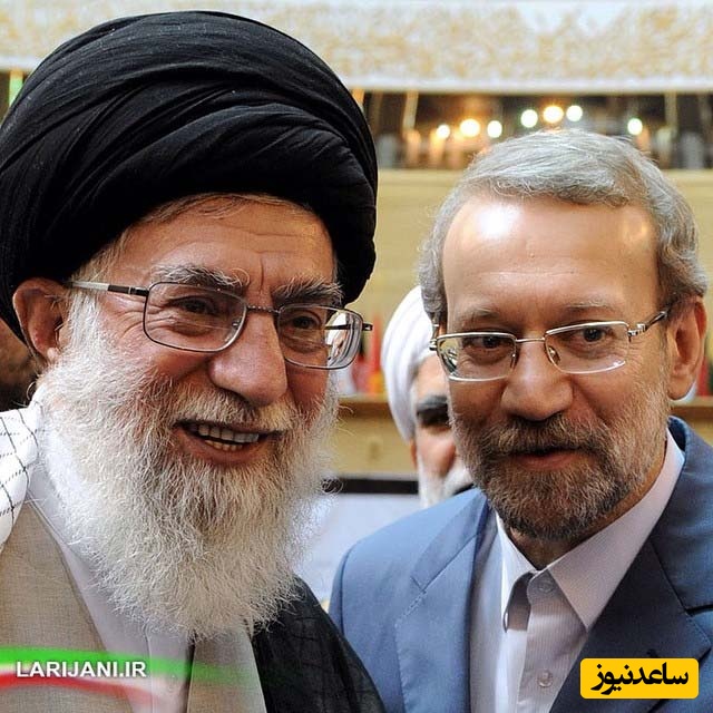 خنده‌های علی لاریجانی در برابر تعریف و تمجید رهبر انقلاب از او؛ من و ایشون با هم رفیق، برادر و هم‌فکر هستیم...+ویدیو