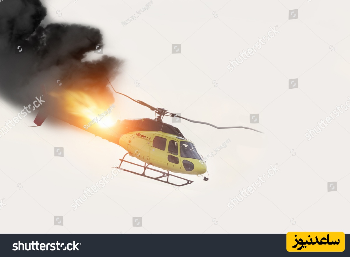 (ویدیو) لحظه سقوط بالگرد که فقط چند متر با ماشین‌ها  فاصله داشتند!/ واقعا شانس آوردند....