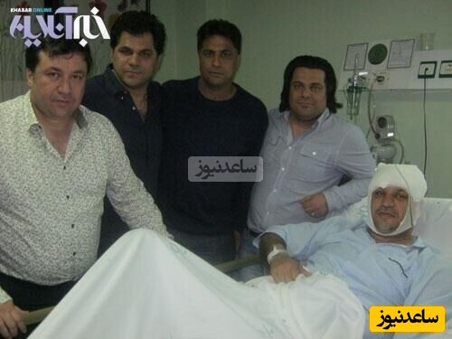 علی دایی در بیمارستان