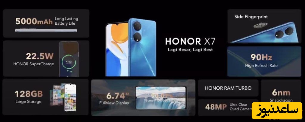  Honor X7