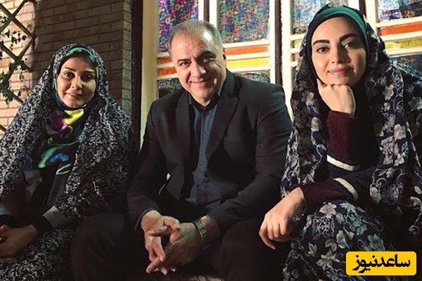 قاب خانوادگی شیوا خسرومهر، فرهاد قائمیان و مهشید جوادی در پشت صحنه بچه مهندس