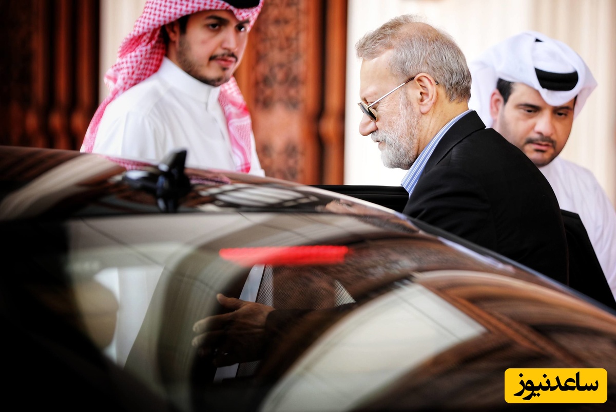 سکوت لاریجانی هنگام استفاده از کلمه خلیج عربی توسط مجری الجزیره؟! + فیلم