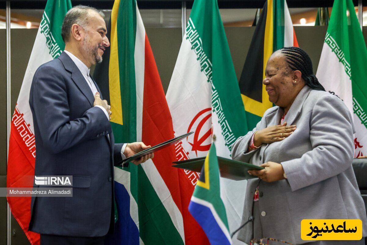 وزیر روابط بین‌الملل آفریقای‌جنوبی در دیدار با حسین امیرعبداللهیان