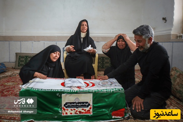 تشییع پیکر مطهر شهیده ایلماه بیلکی