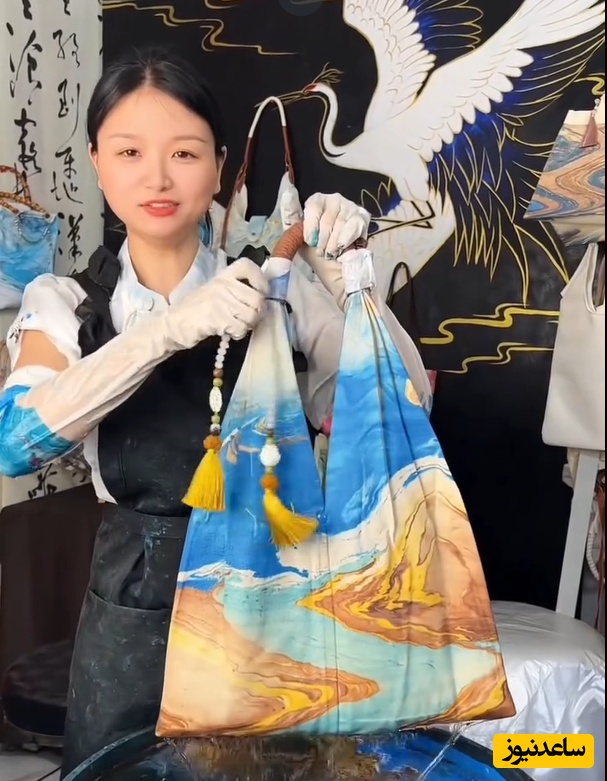 خلاقیت خارق‌العاده این زن و مرد در رنگ‌آمیزی کیف، کاربران را مات و مبهوت خود کردند / پنجه طلا که میگن ایشونه، جادو کرد + ویدئو