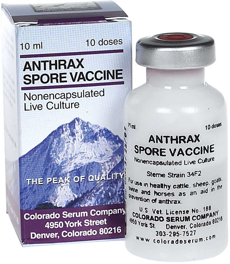 موارد منع مصرف و تداخل دارویی واکسن آنتراکس