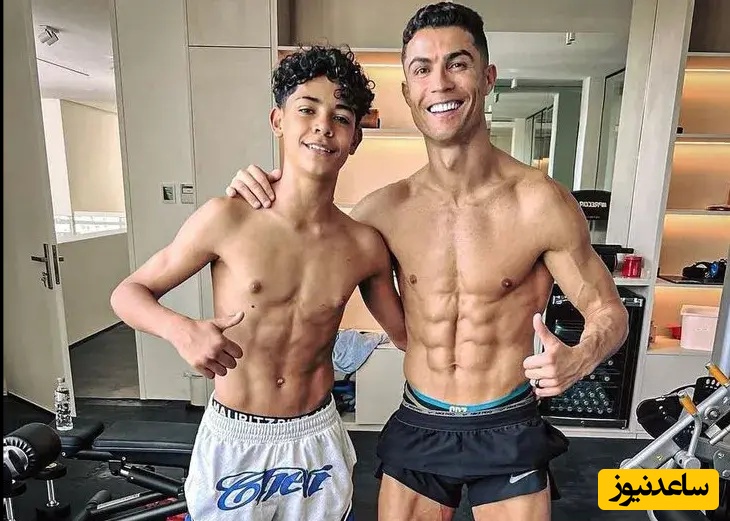 کریستیانو جونیور هوش مصنوعی را به چالش کشید؛ رونالدو 50 ساله در چشم AI