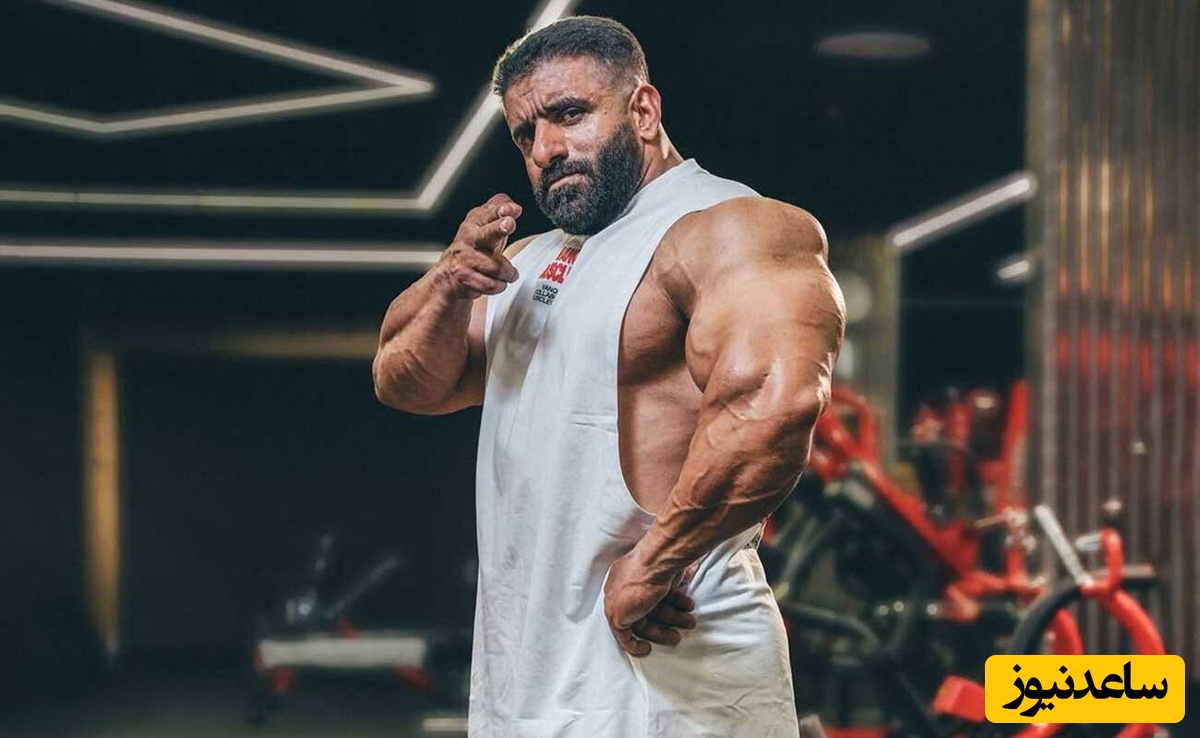 هادی چوپان تغییراستایل داد/ قهرمان مسترالمپیا با سربند و گردنی ایران خواستنی‌تر شد+عکس